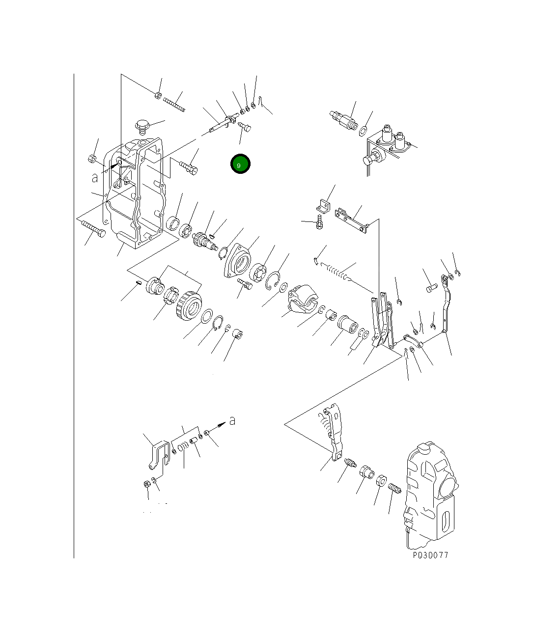 Болт DK155006-0700  Komatsu