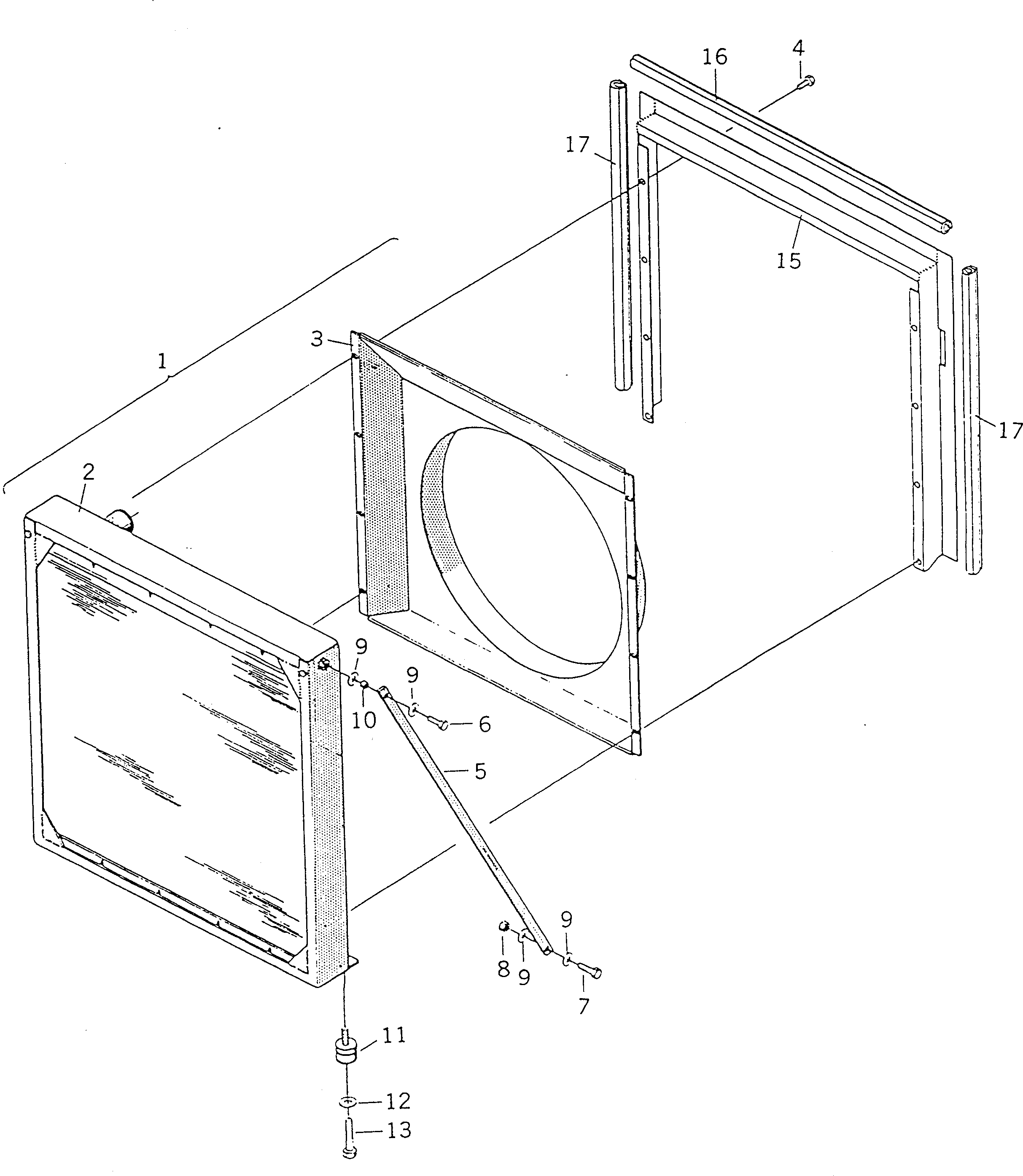 Болт BW060483 Komatsu