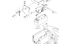 Крышка 421-06-44221 Komatsu