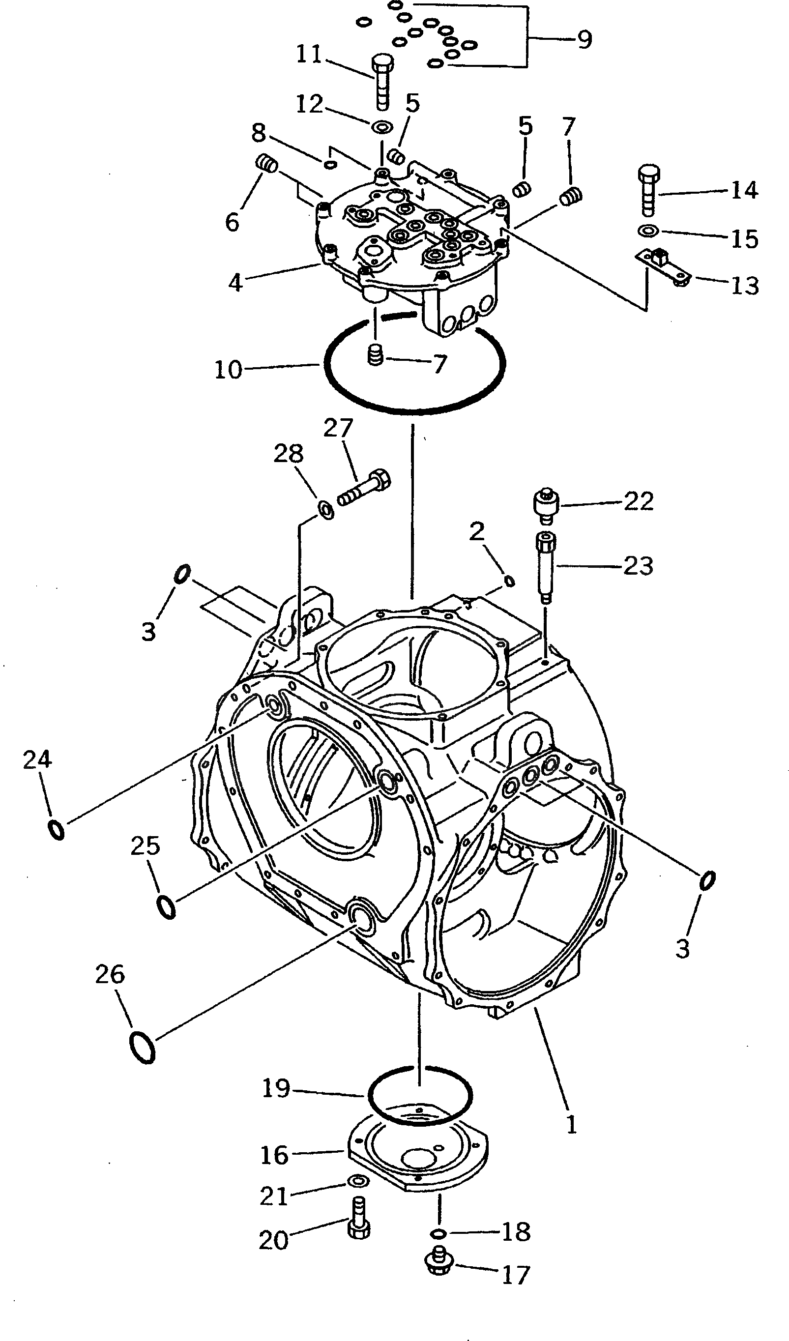 Кольцо уплотнительное (O-Ring) 07000-73042  Komatsu