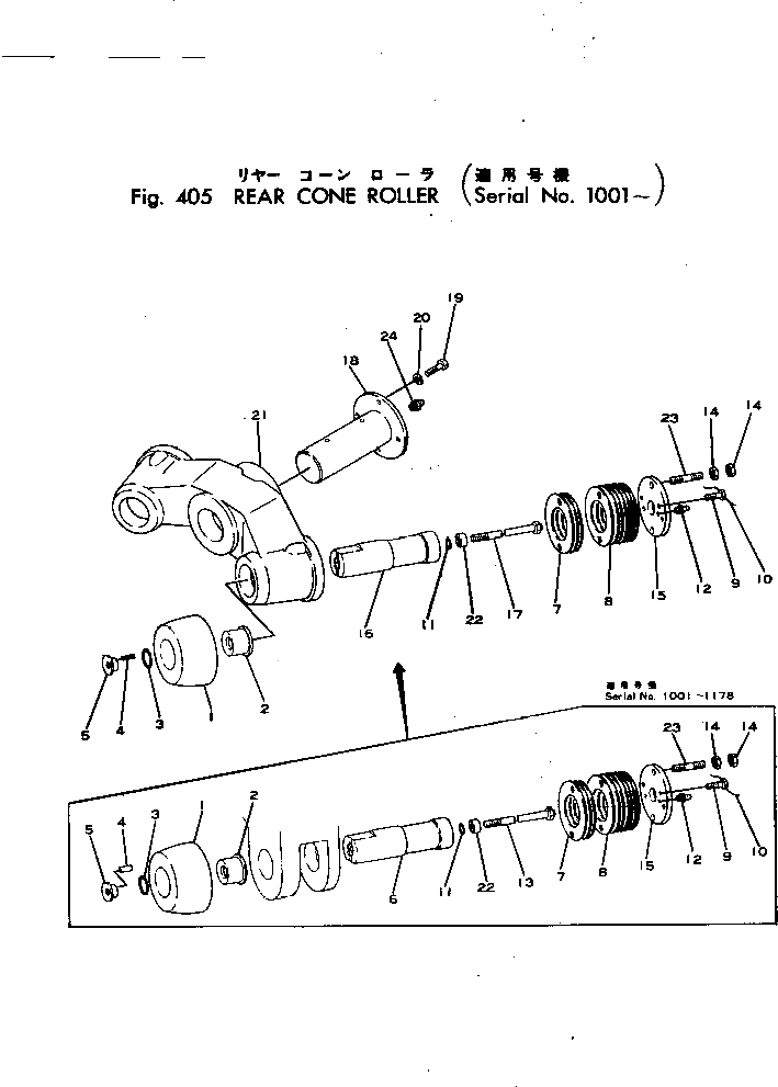 Болт 21-609922-21  Komatsu