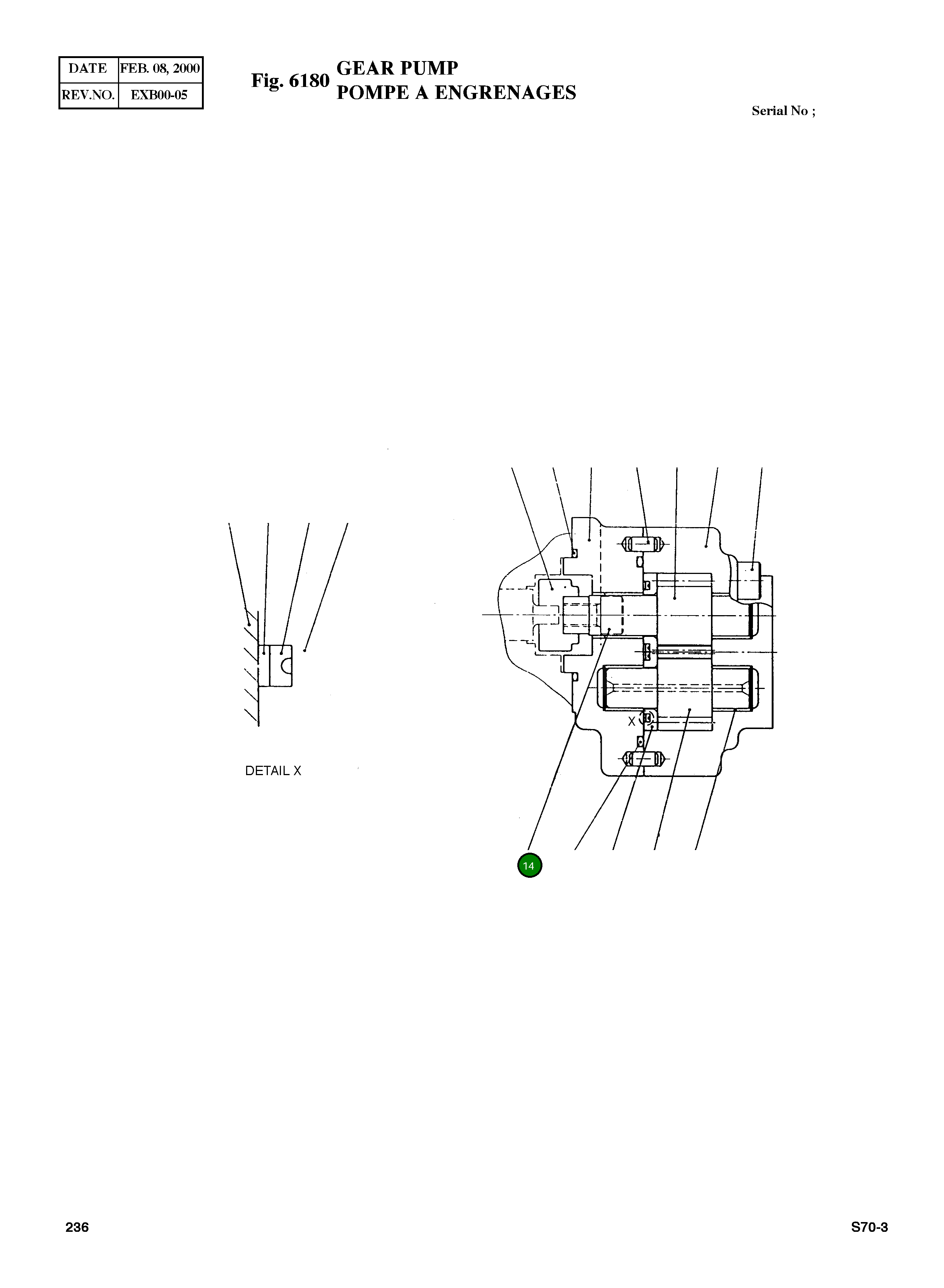 Болт 1303026968 Komatsu