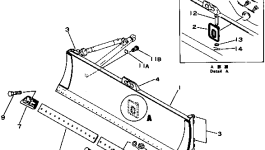 Концевой резец 175-70-21133 Komatsu