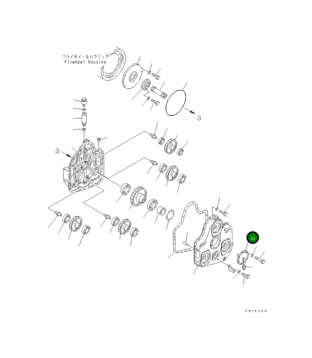 Крышка 209-38-51631 Komatsu