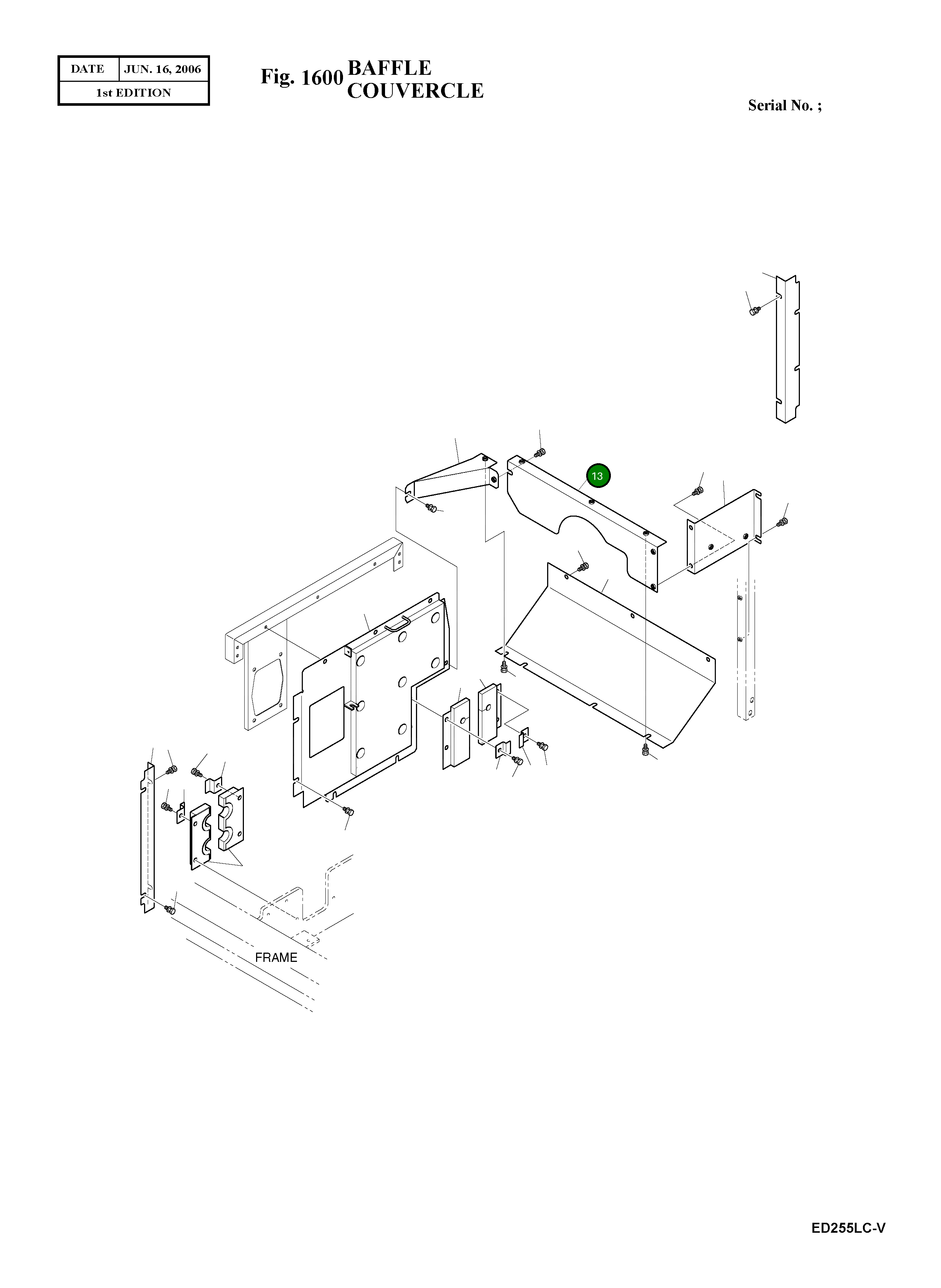 Крышка 621-02087B  Komatsu