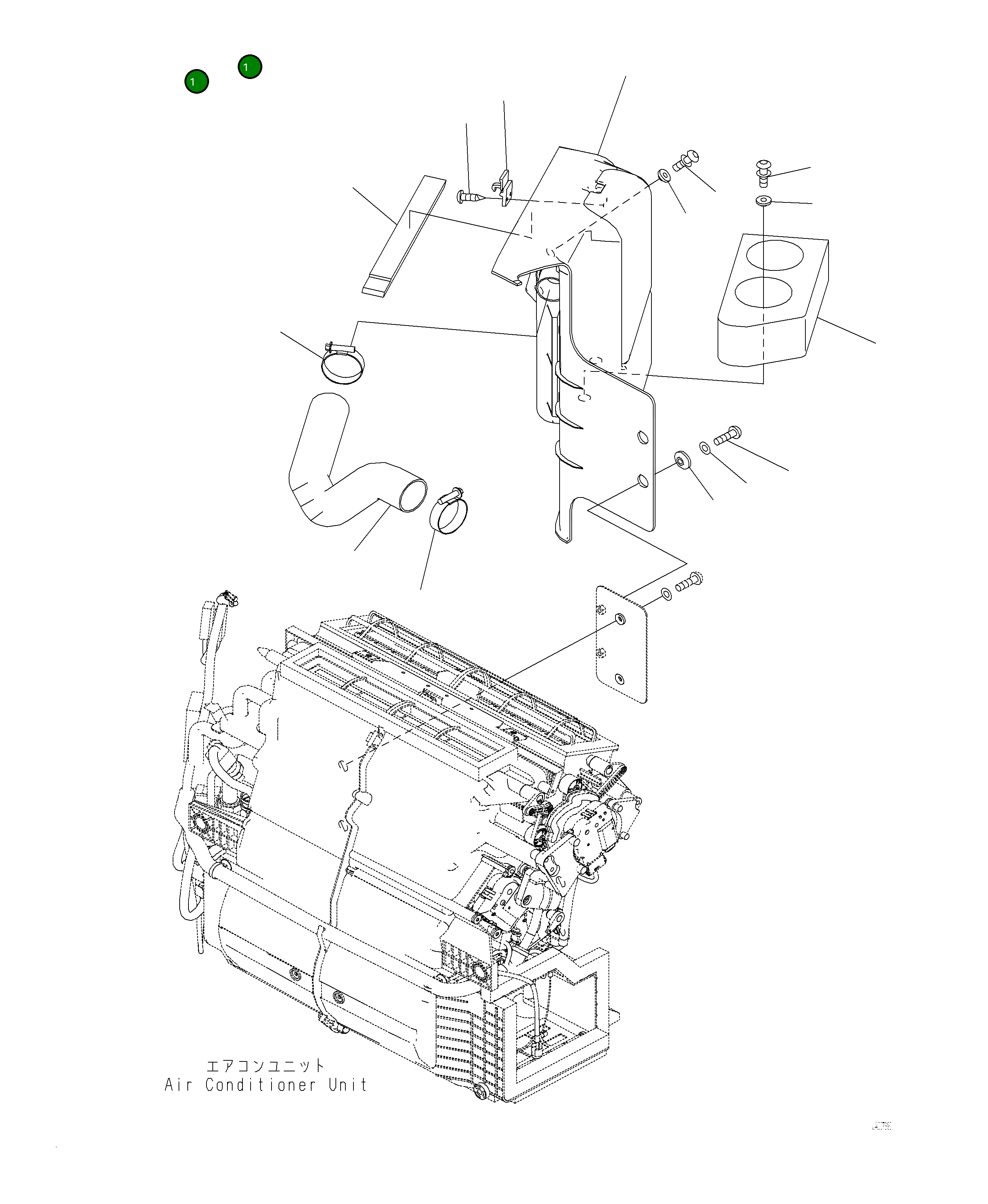 Крышка 423-54-53301  Komatsu