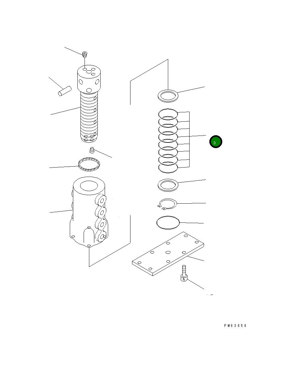 Кольцо уплотнительное (O-Ring) 703-04-98110 Komatsu