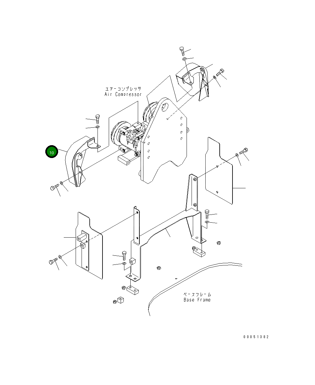 Крышка 21T-979-3120 Komatsu