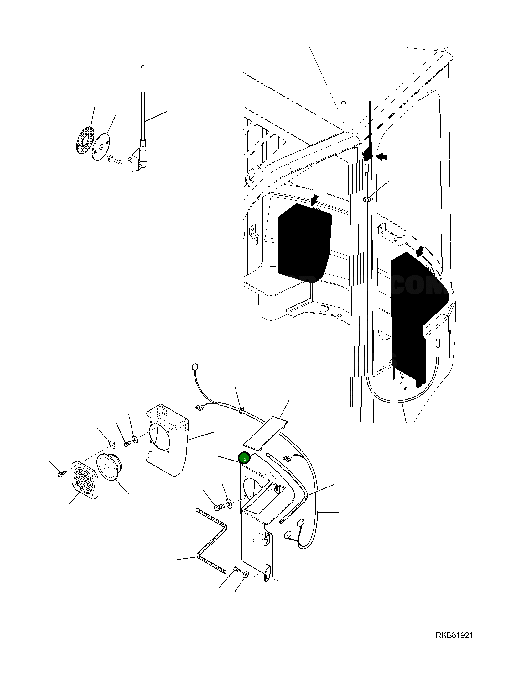 Крышка 22L-09-R3Y30  Komatsu