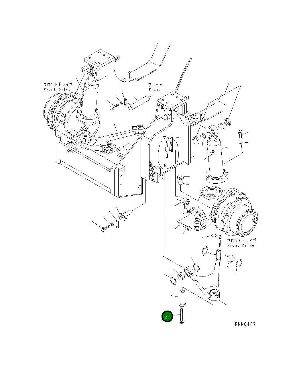 Болт 01438-11060 Komatsu