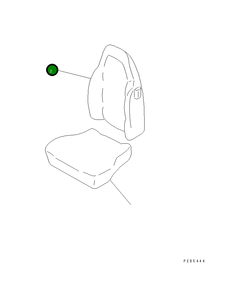 Крышка 20Y-57-21450  Komatsu