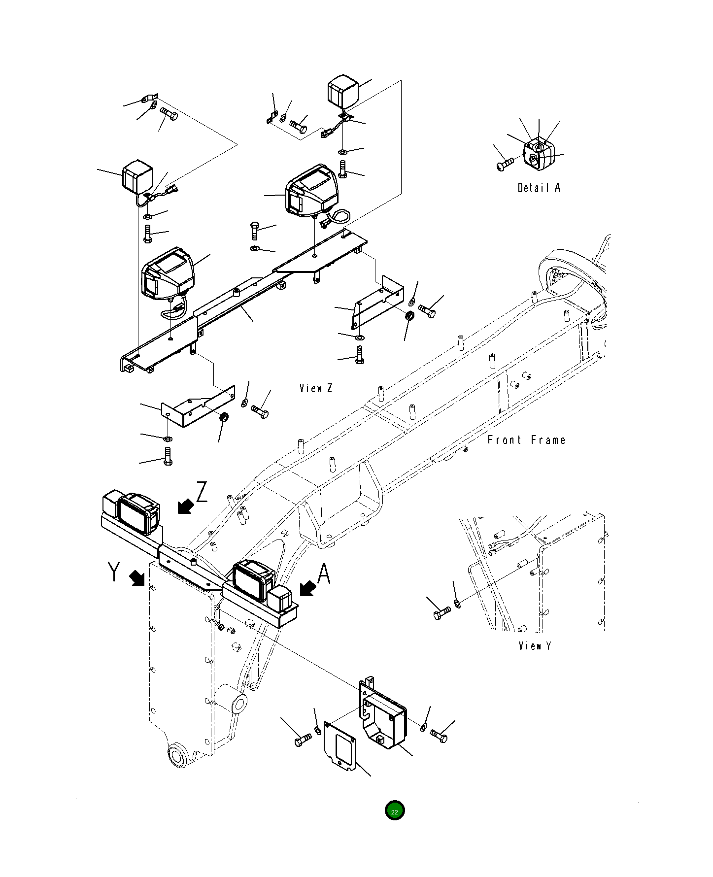 Крышка 23C-06-65730 Komatsu