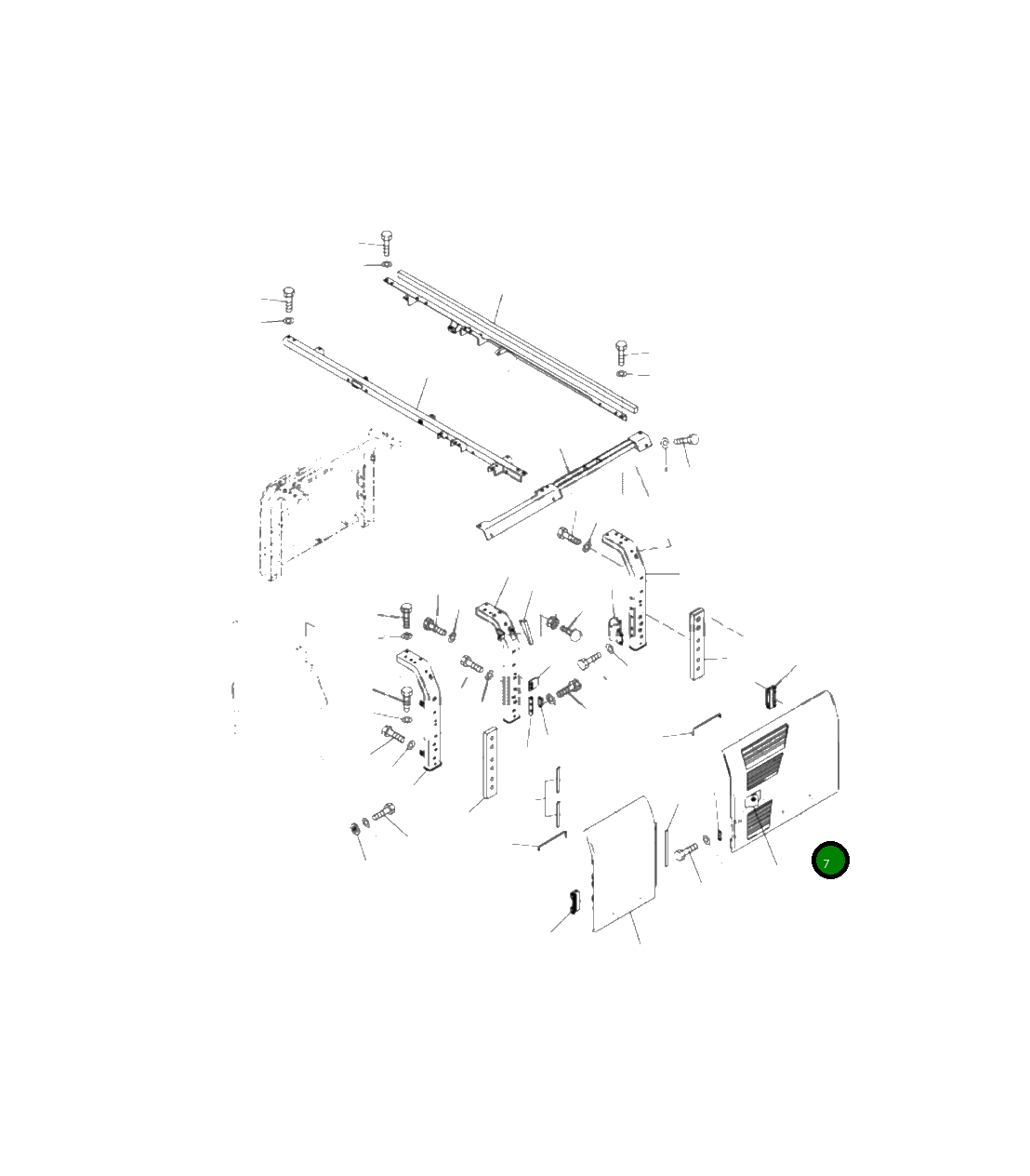 Крышка 206-54-A2940 Komatsu