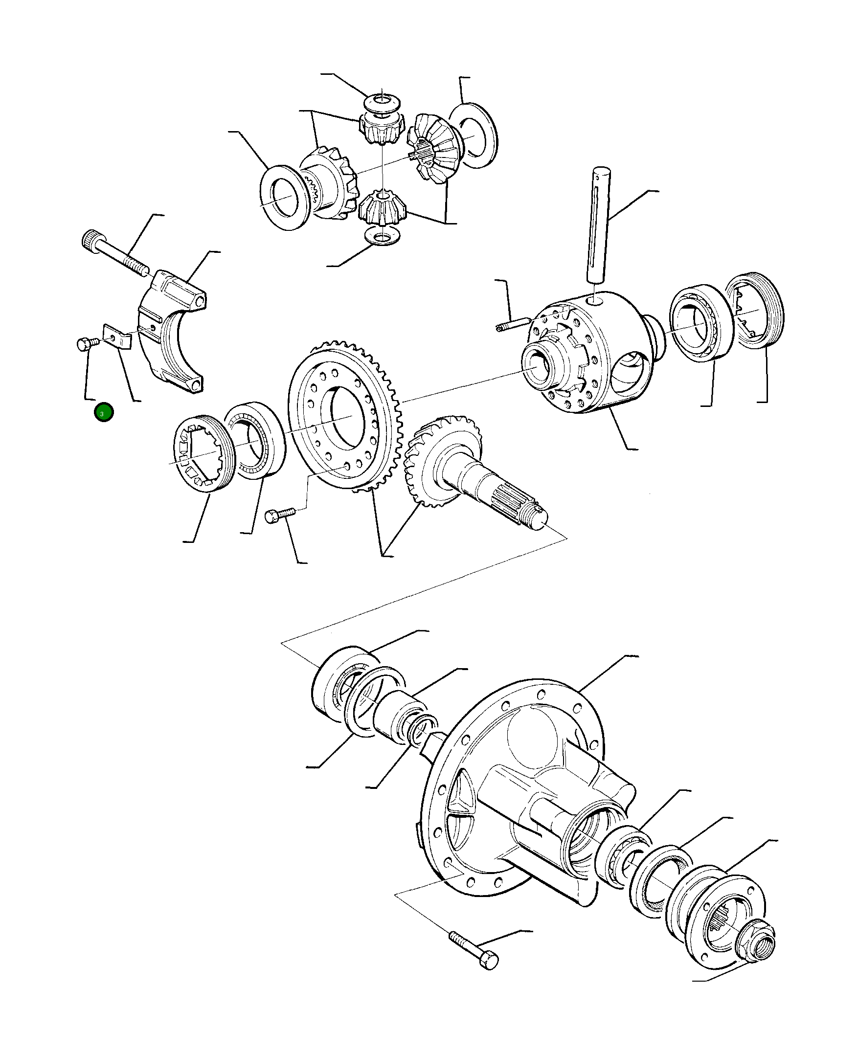 Болт MIB070434 Komatsu