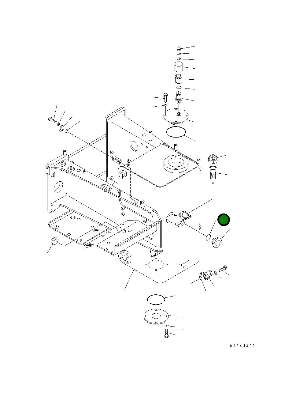 Кольцо уплотнительное (O-Ring) 07002-65234 Komatsu