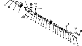 Стопорное кольцо 0-3310-02572 Komatsu