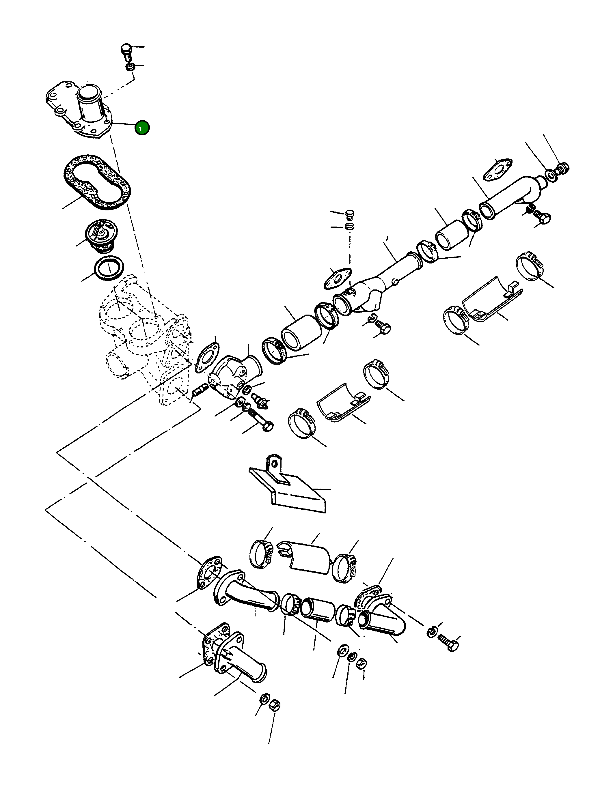 Крышка 2992539M1  Komatsu
