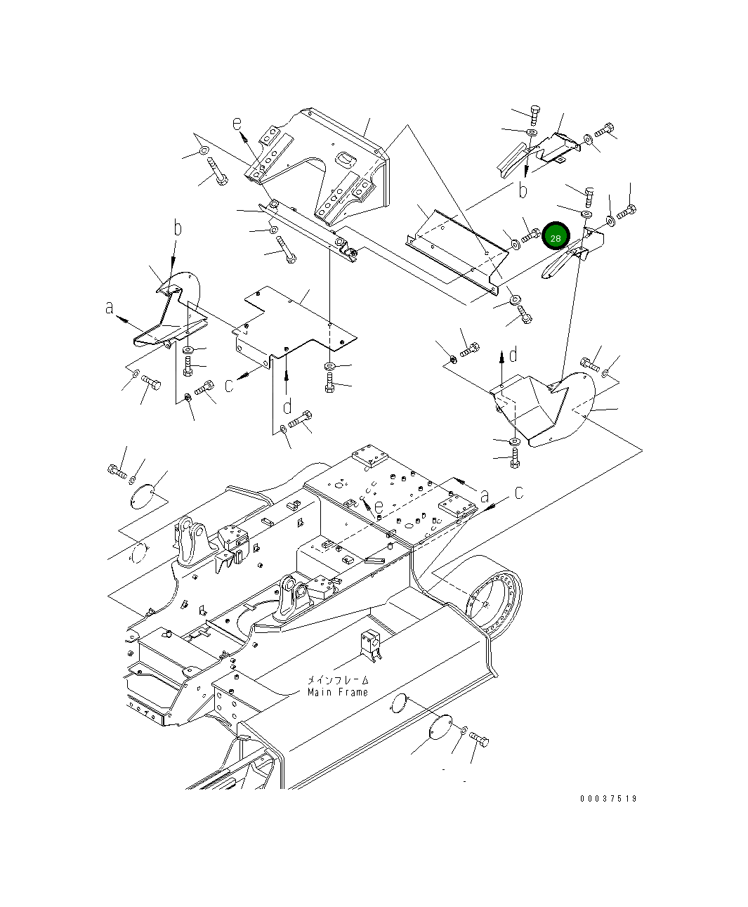 Крышка 11Y-30-23340 Komatsu