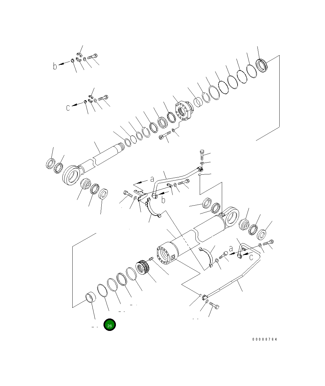 Кольцо 707-44-30910 Komatsu
