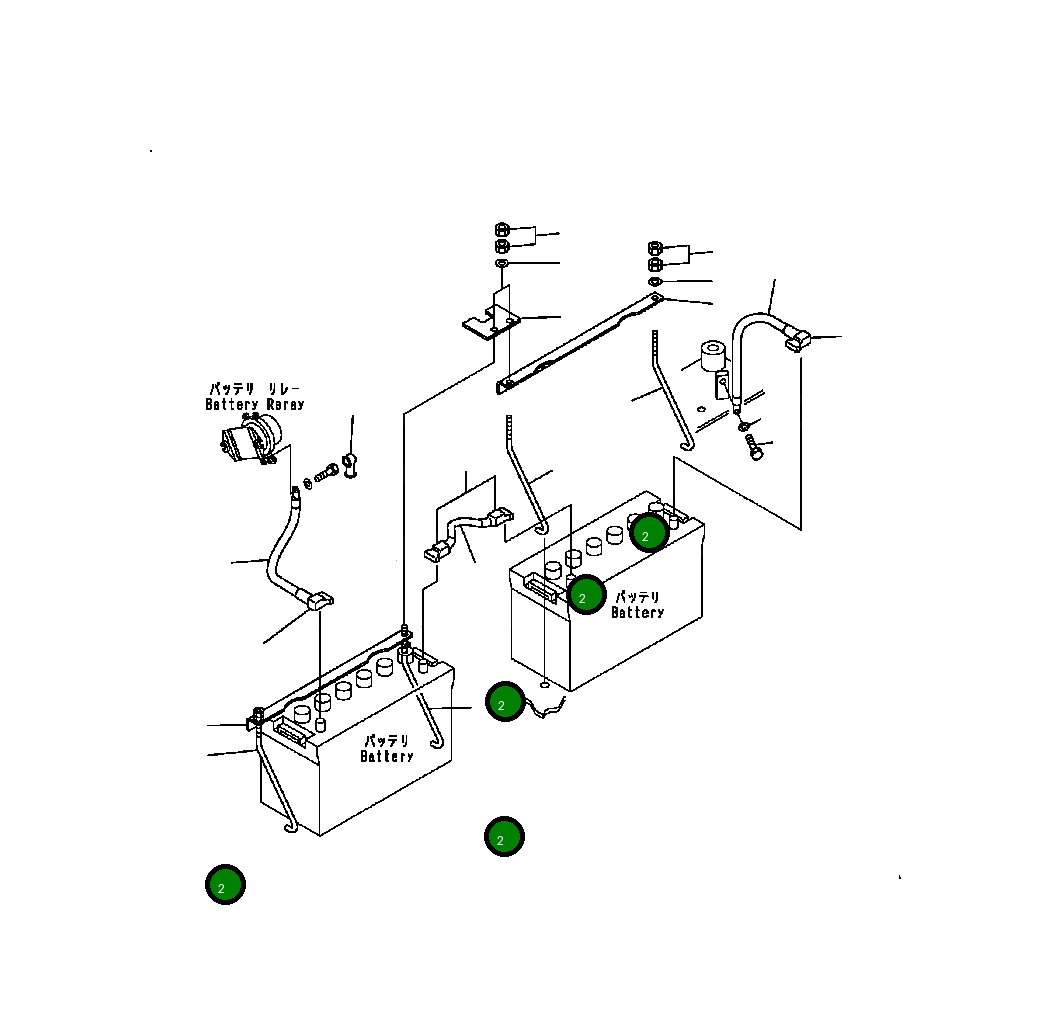 Болт 124-06-54340 Komatsu