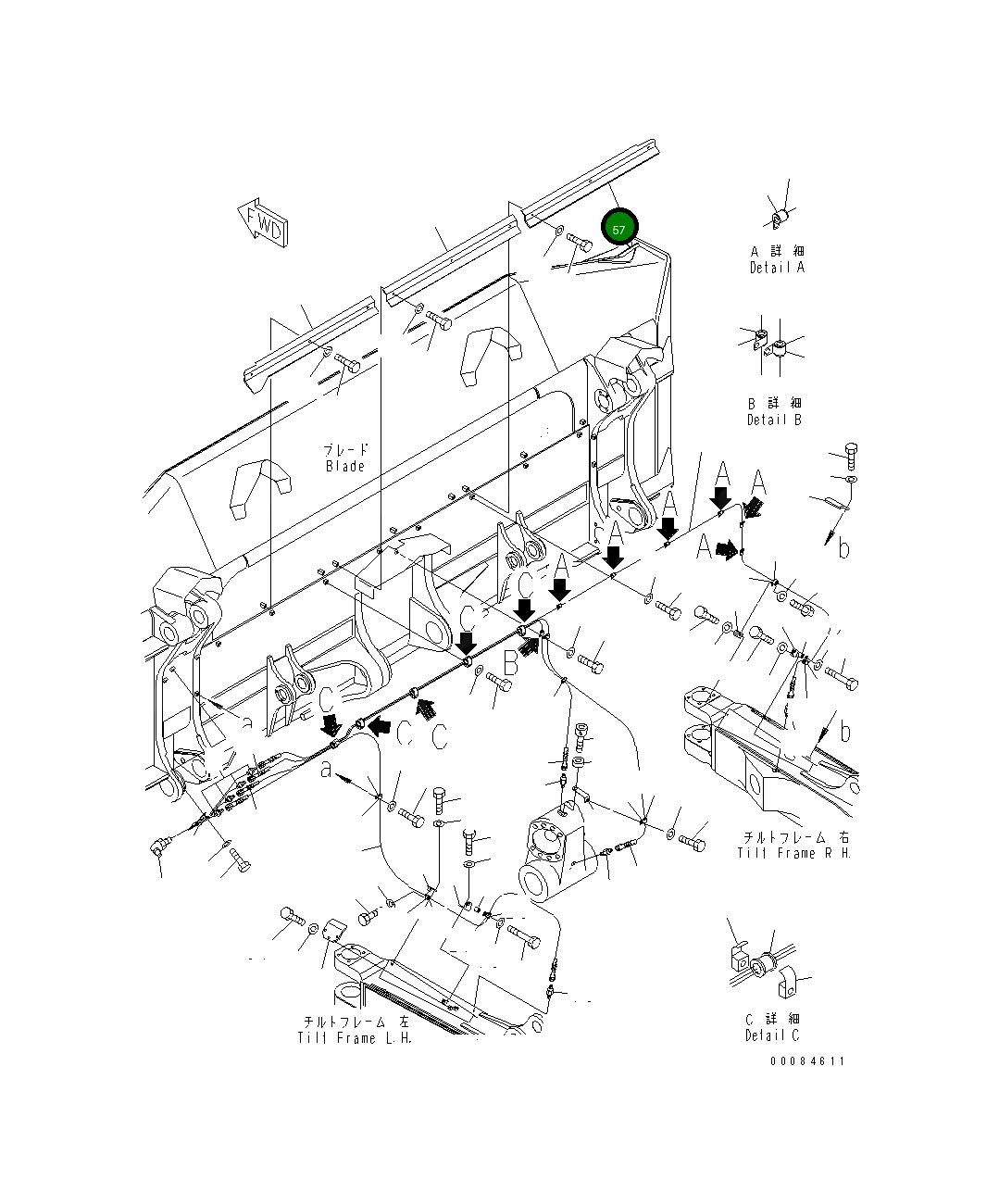 Крышка 198-68-12130 Komatsu