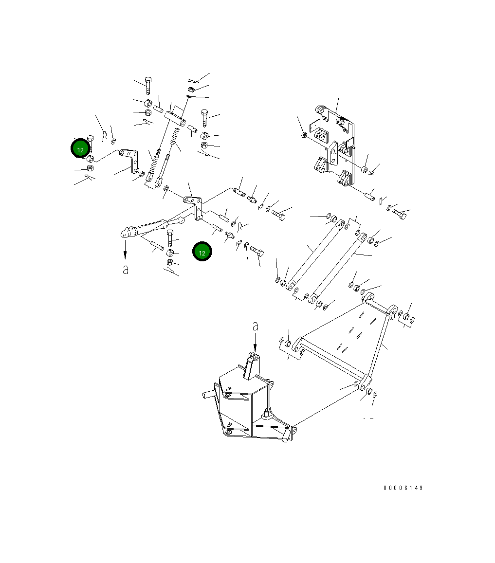 Болт 232-970-1771  Komatsu