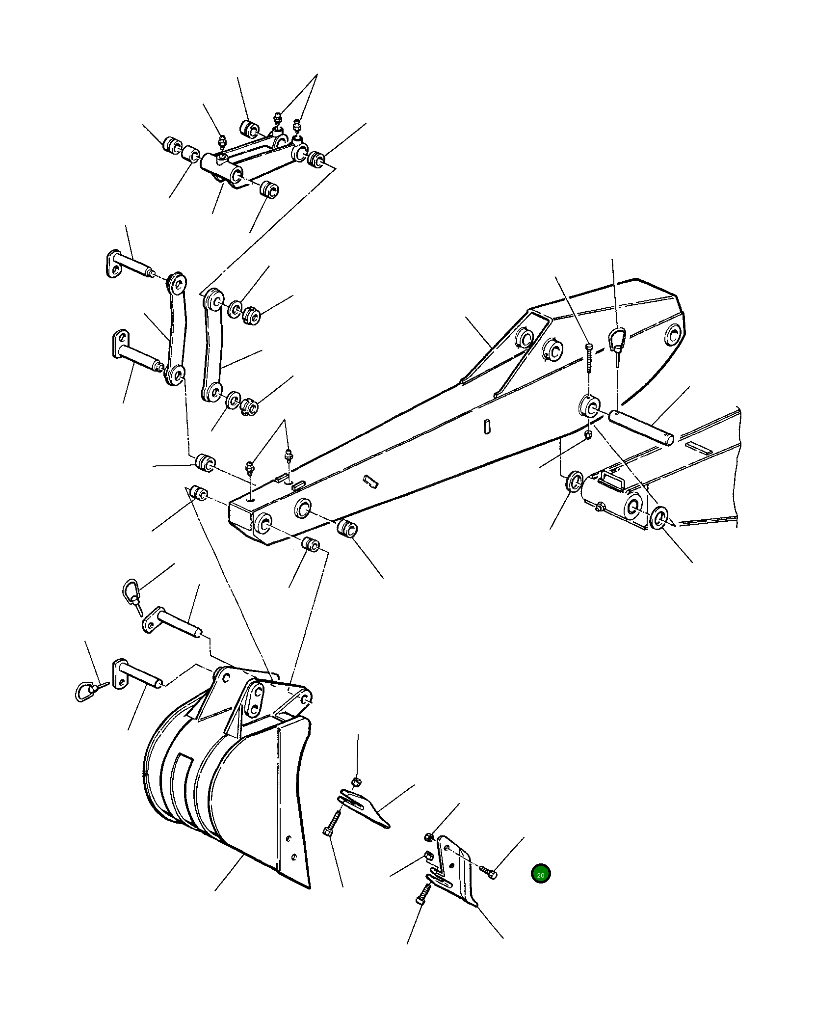 Болт 801014184 Komatsu