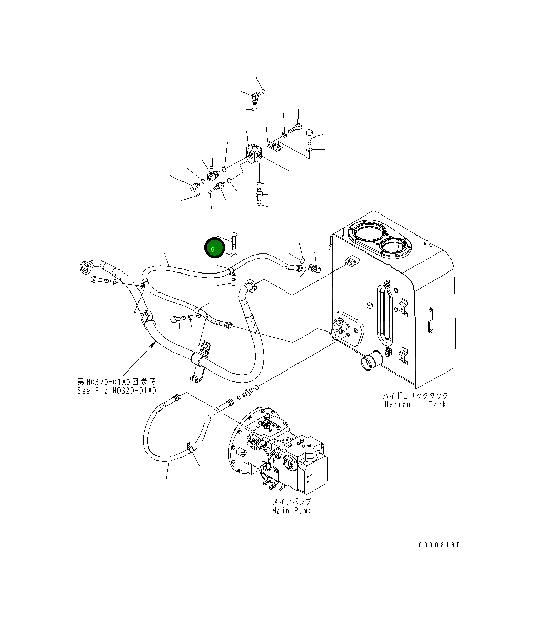 Болт 01010-81265 Komatsu