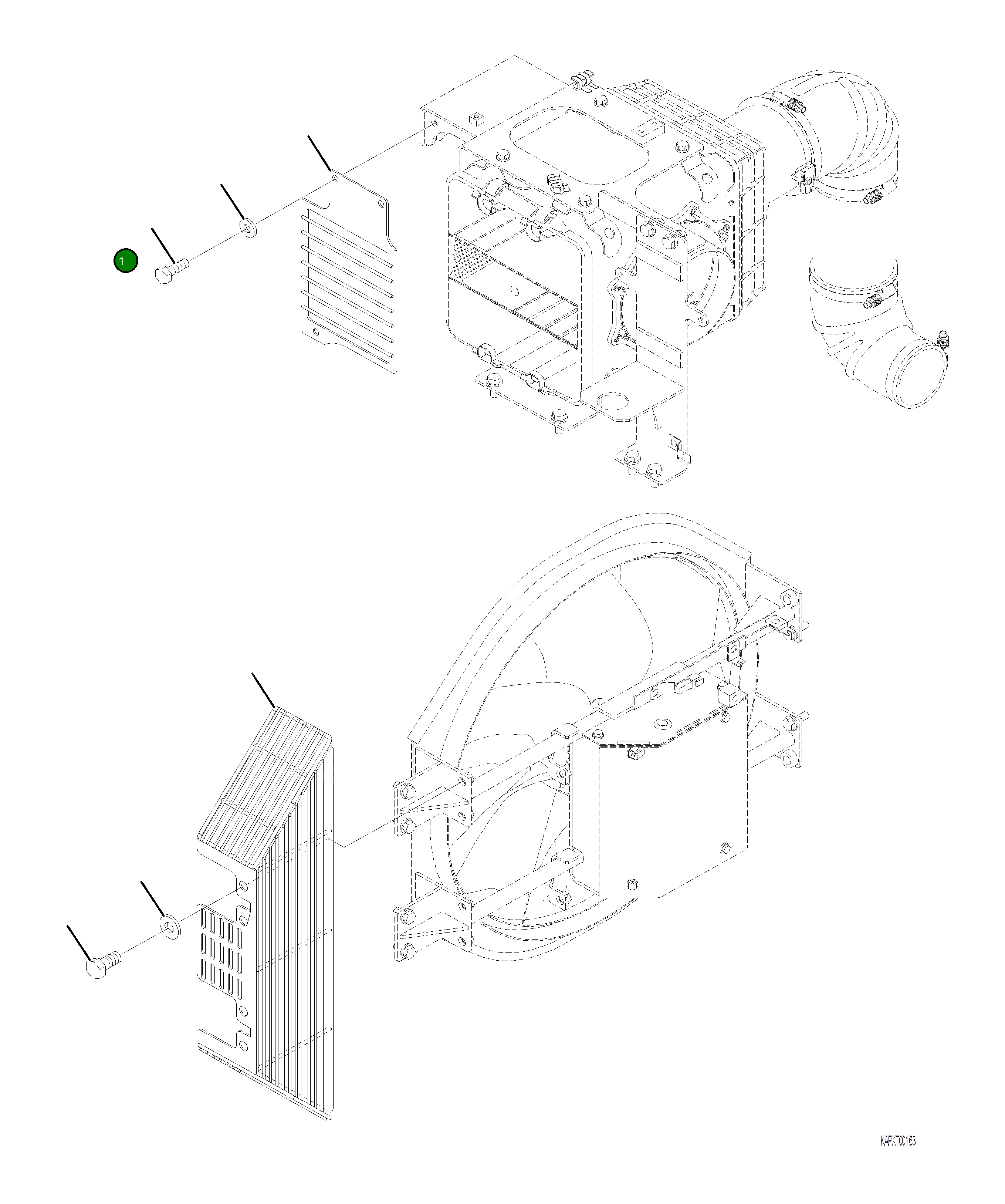 Крышка 4A1-03-21811 Komatsu