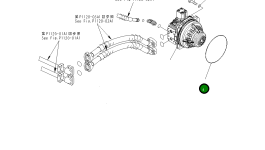 Кольцо уплотнительное (O-Ring) 21N-09-31110 Komatsu
