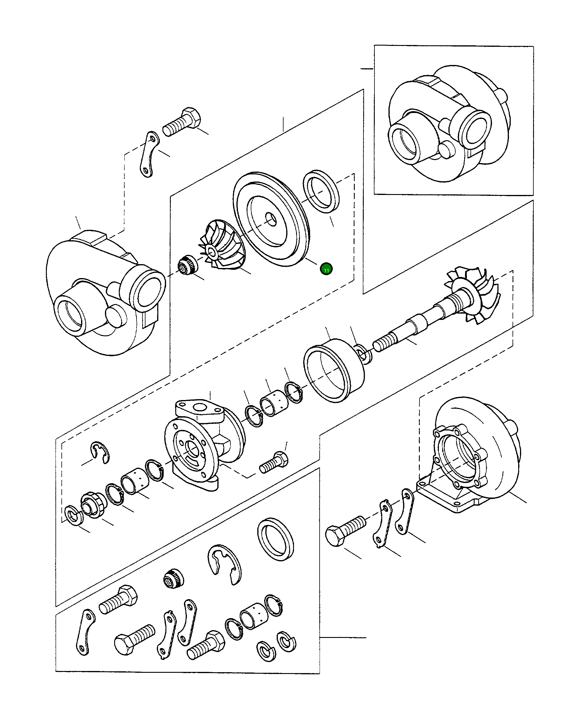 Крышка 4917318M1 Komatsu