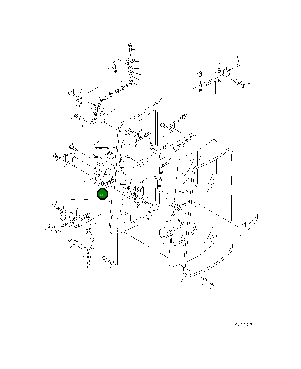 Болт YM172176-67800 Komatsu