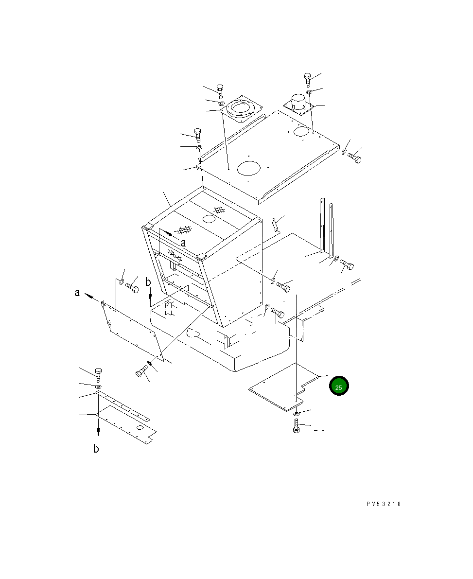 Крышка 263-78-14420 Komatsu