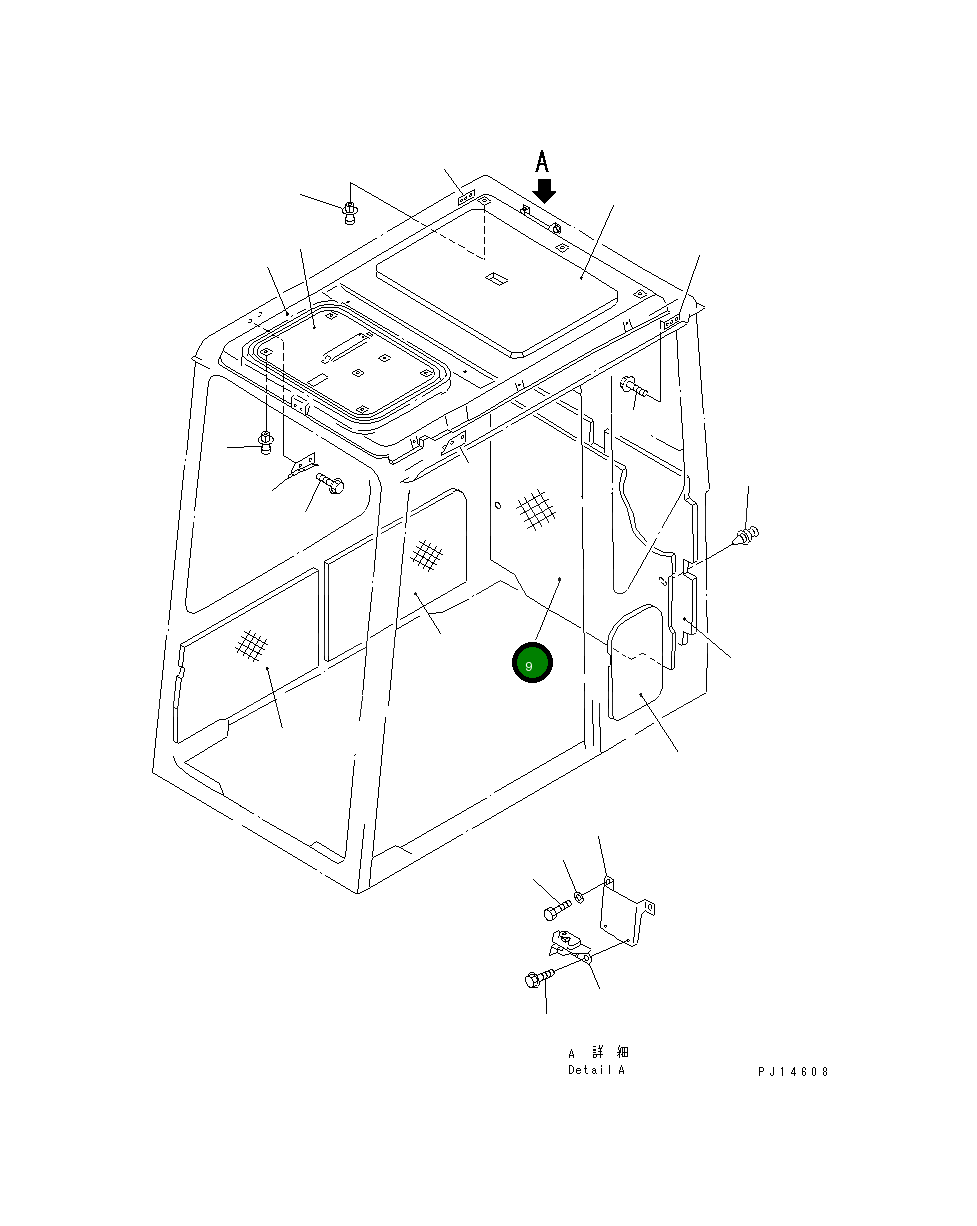 Крышка 20Y-54-11913 Komatsu