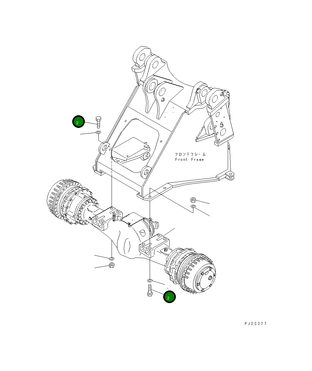 Болт 421-09-12240 Komatsu