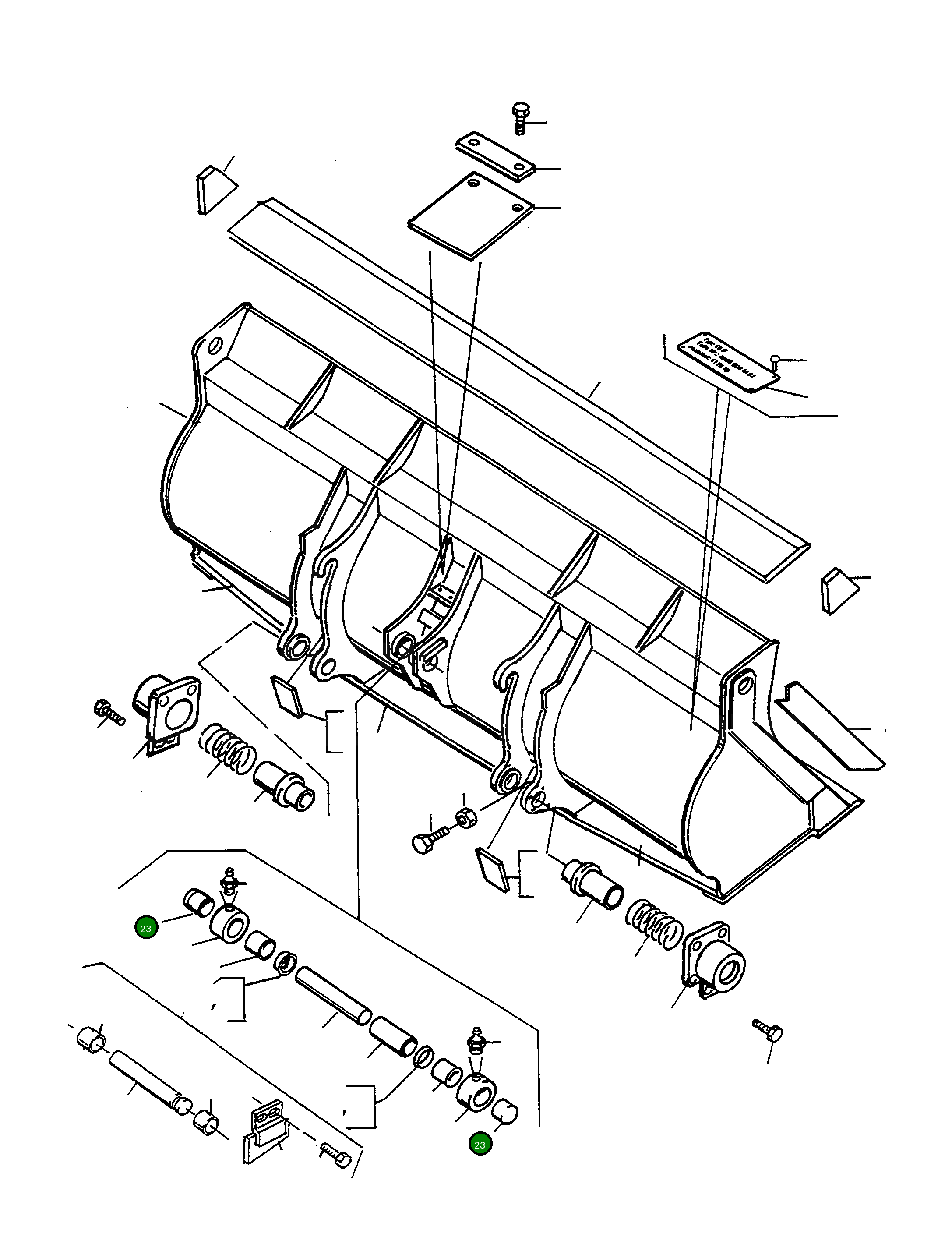 Крышка 4250130M1 Komatsu