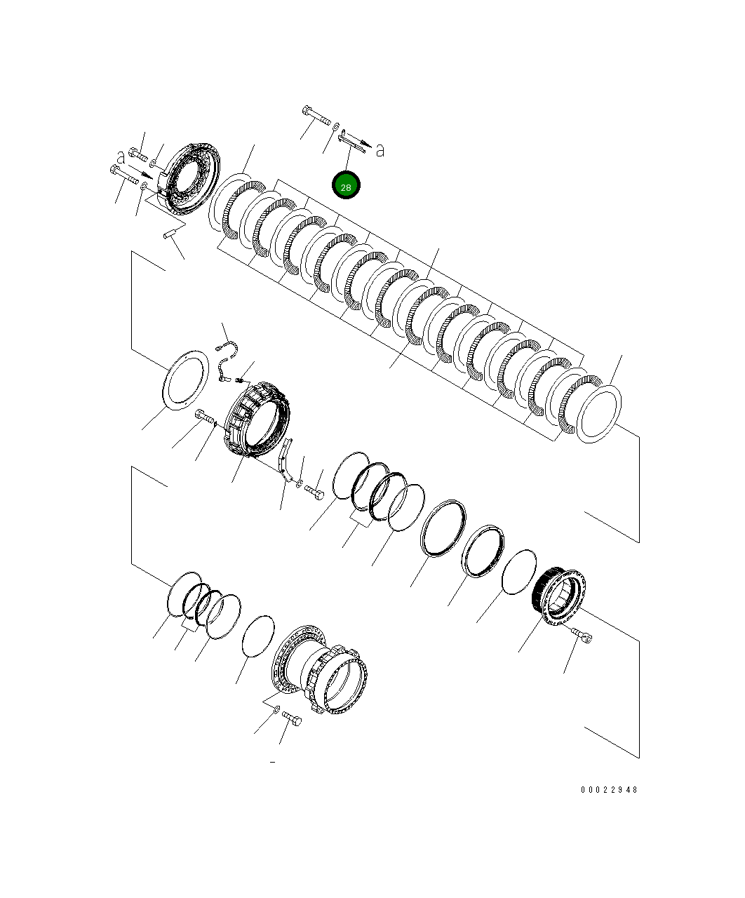 Крышка 569-88-76521 Komatsu