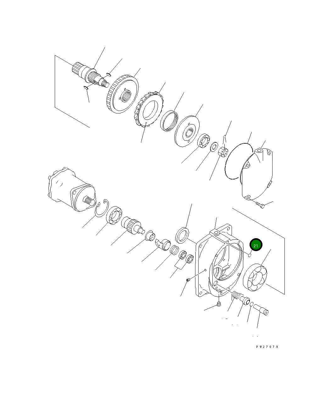 Кольцо уплотнительное (O-Ring) UN731171010 Komatsu