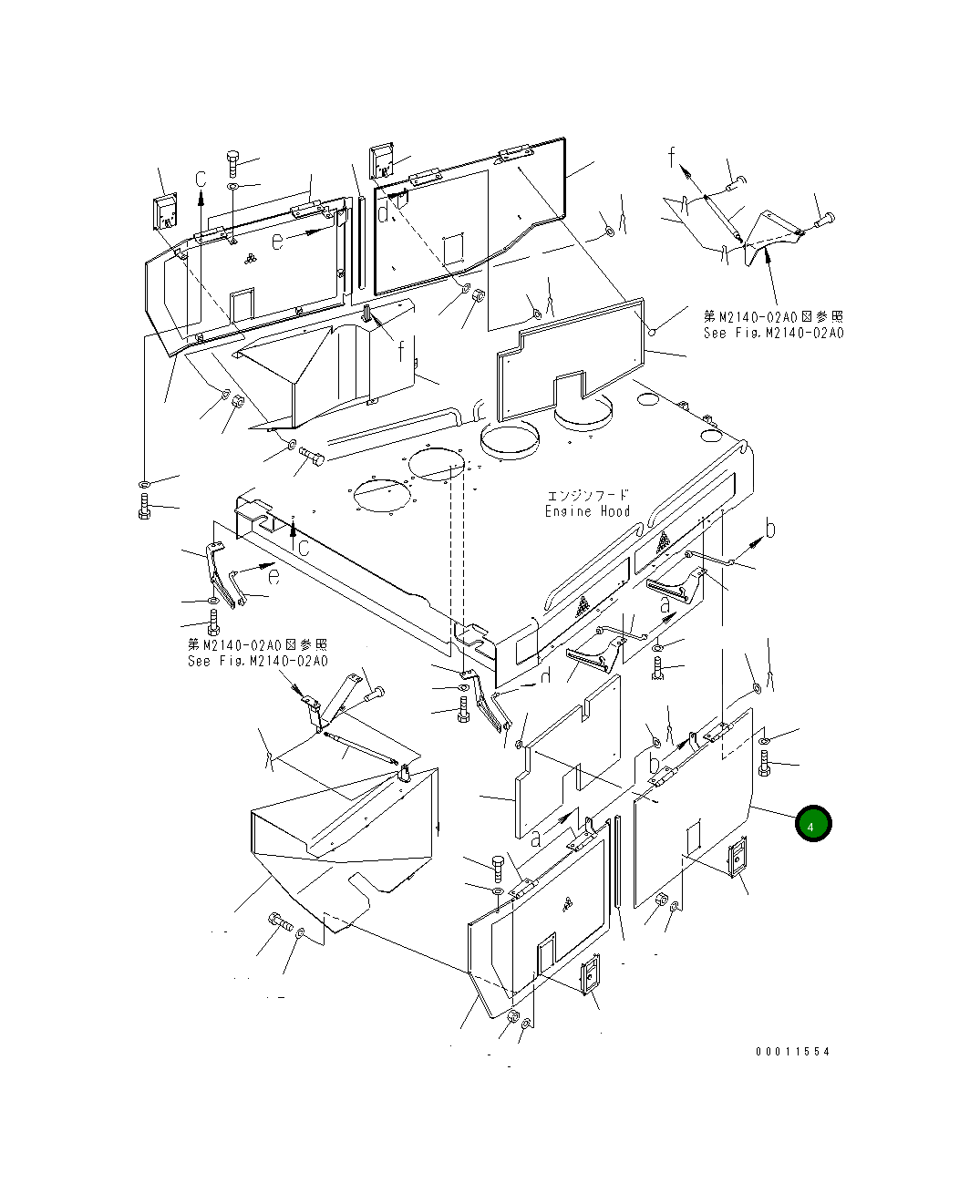 Крышка 198-54-72631 Komatsu