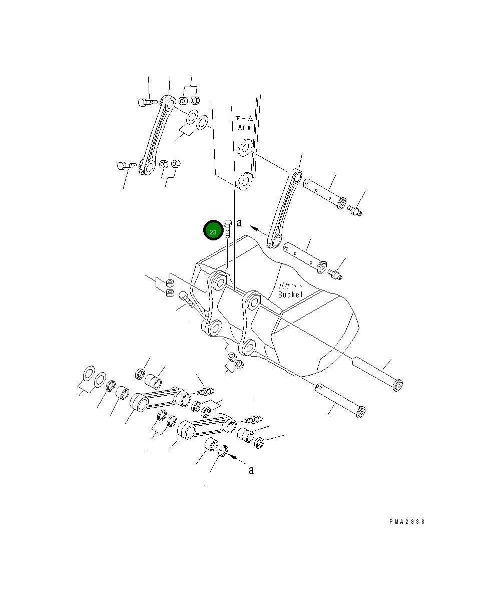 Болт 01011-81670 Komatsu