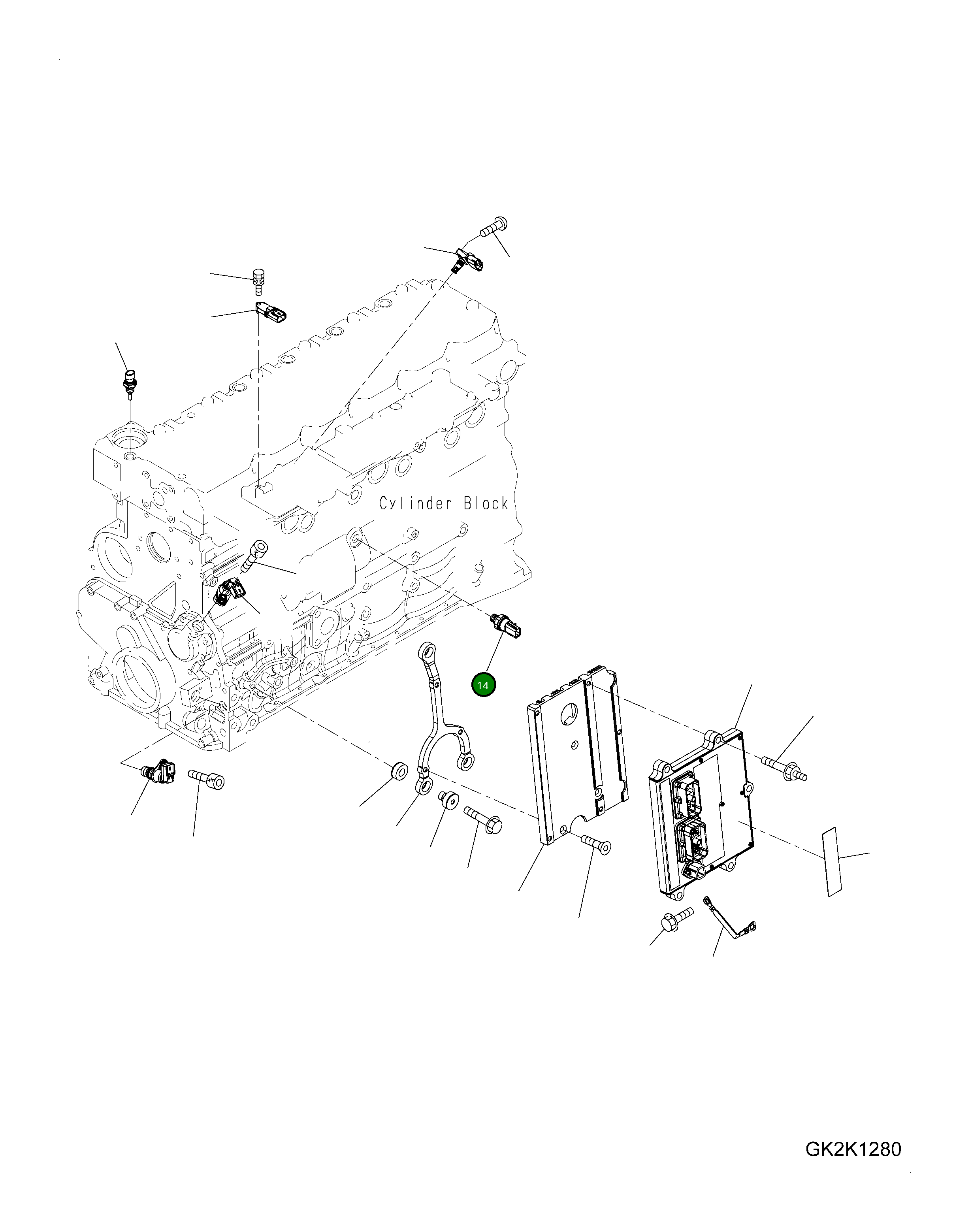 Кольцо уплотнительное (O-Ring) CU4010590 Komatsu