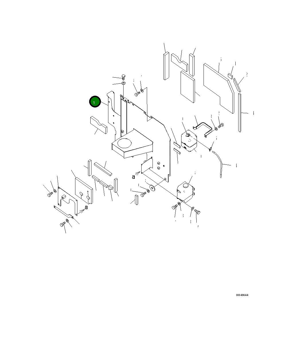 Крышка 20Y-54-72312  Komatsu