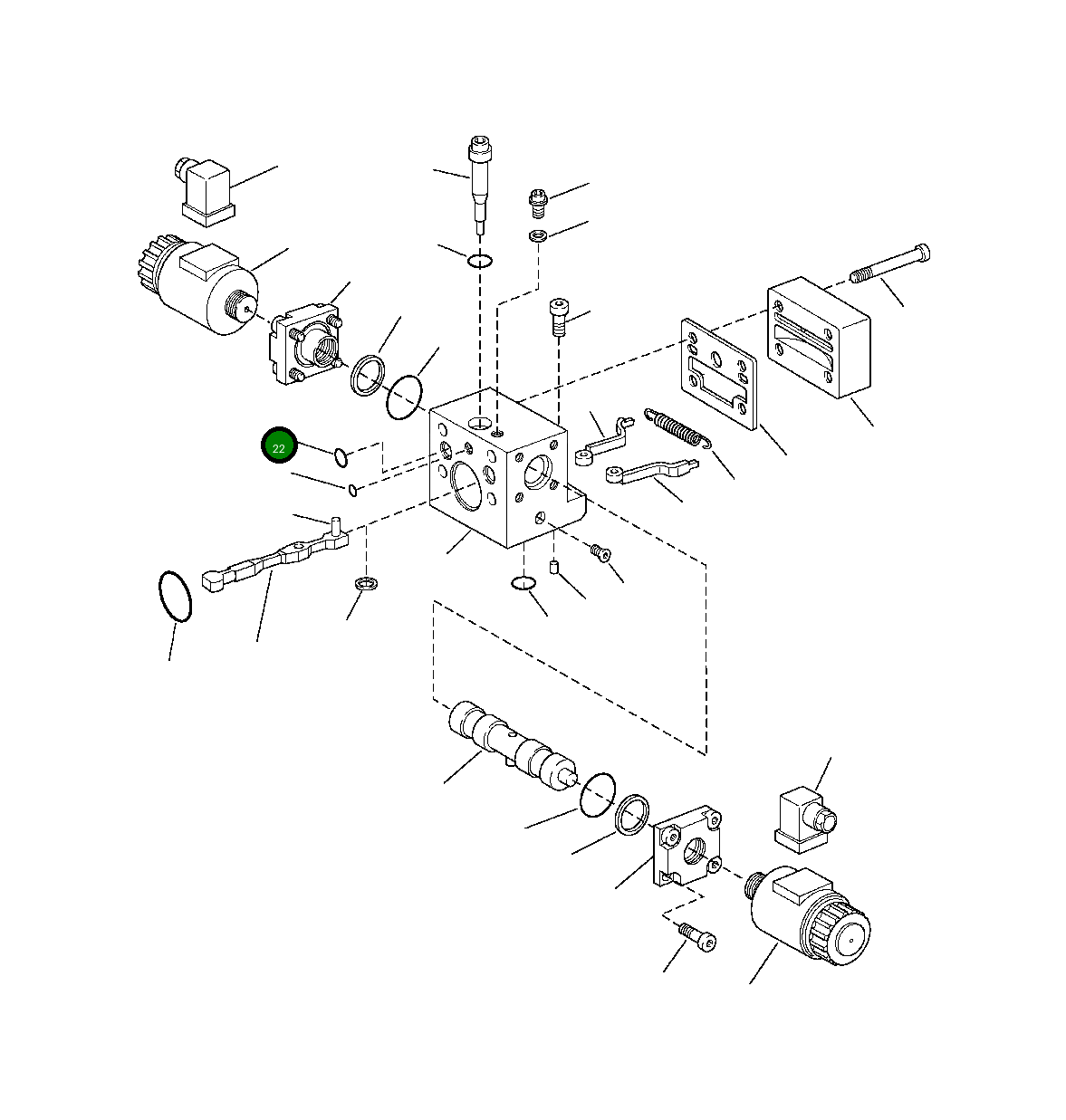 Кольцо уплотнительное (O-Ring) 1440 319 H1 Komatsu