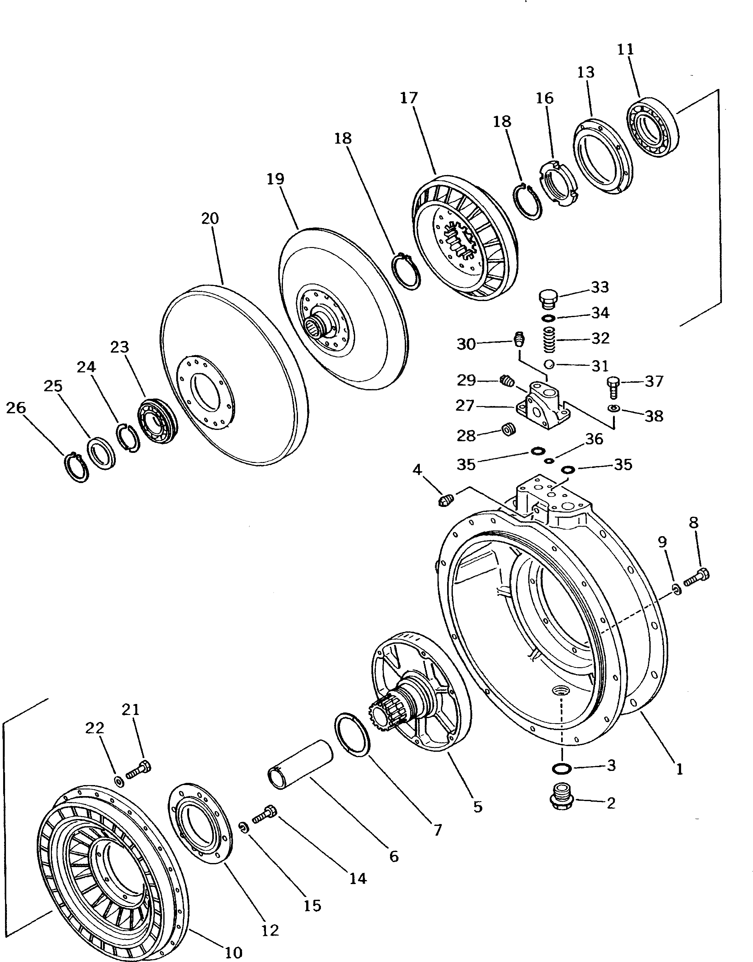Кольцо уплотнительное (O-Ring) 07000-03634  Komatsu