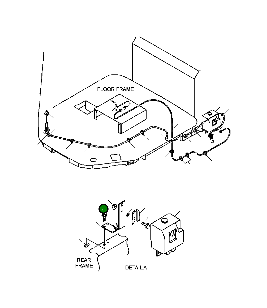 Болт 04135-01030 Komatsu