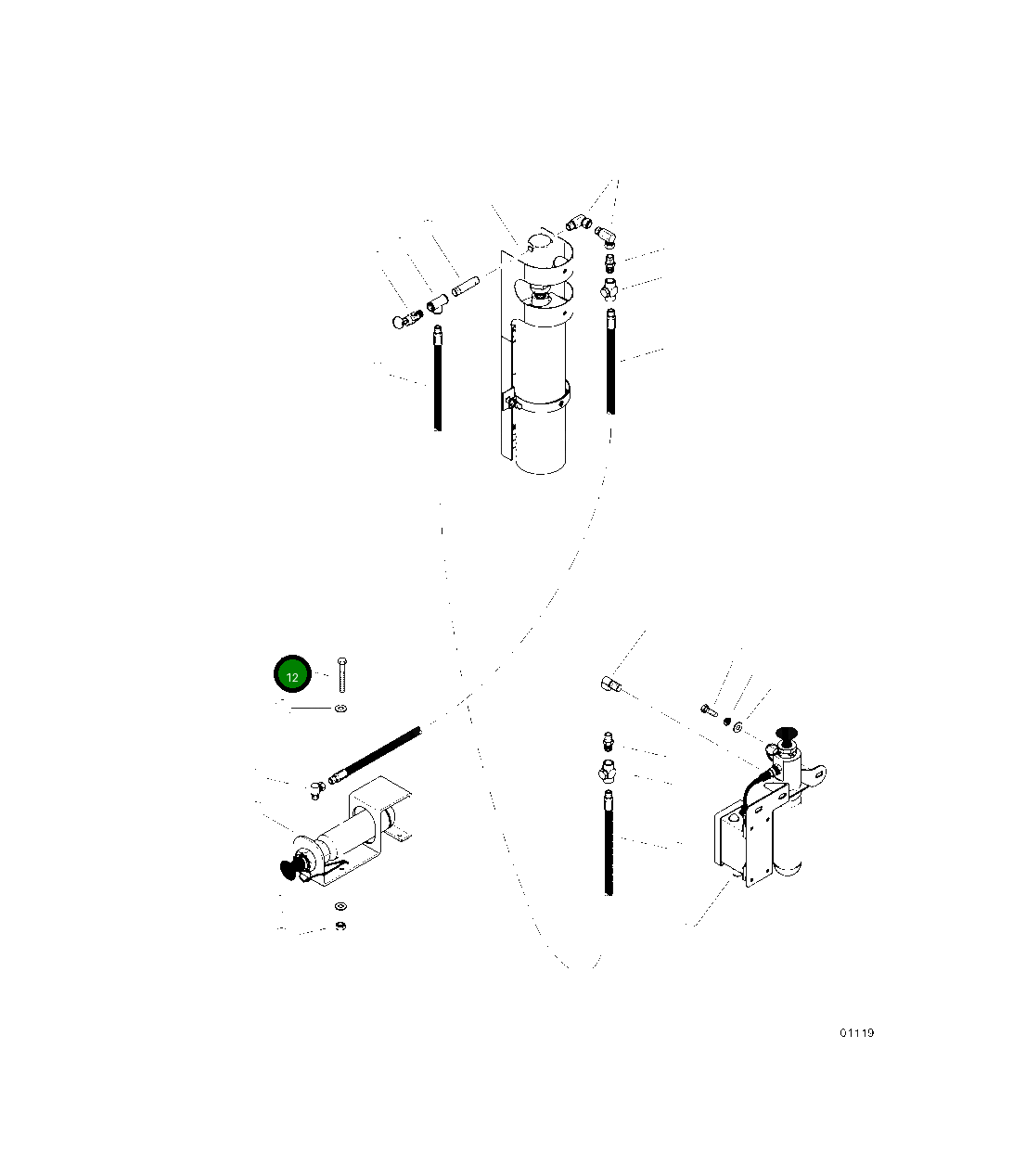 Болт 02010-80657 Komatsu