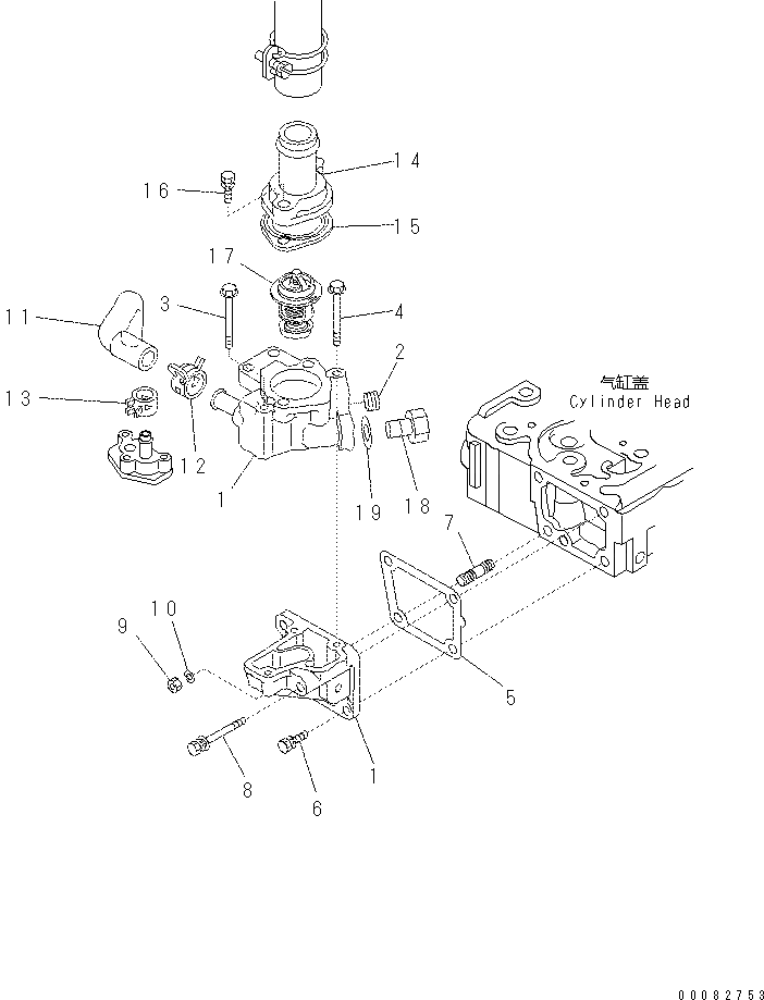 Болт KT1A021-9102-0  Komatsu