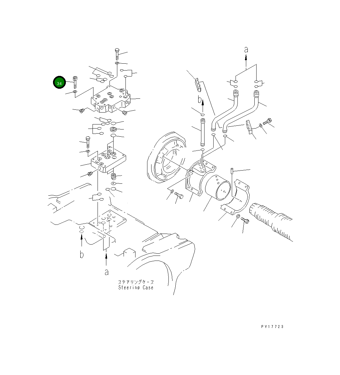 Болт 01253-41210 Komatsu