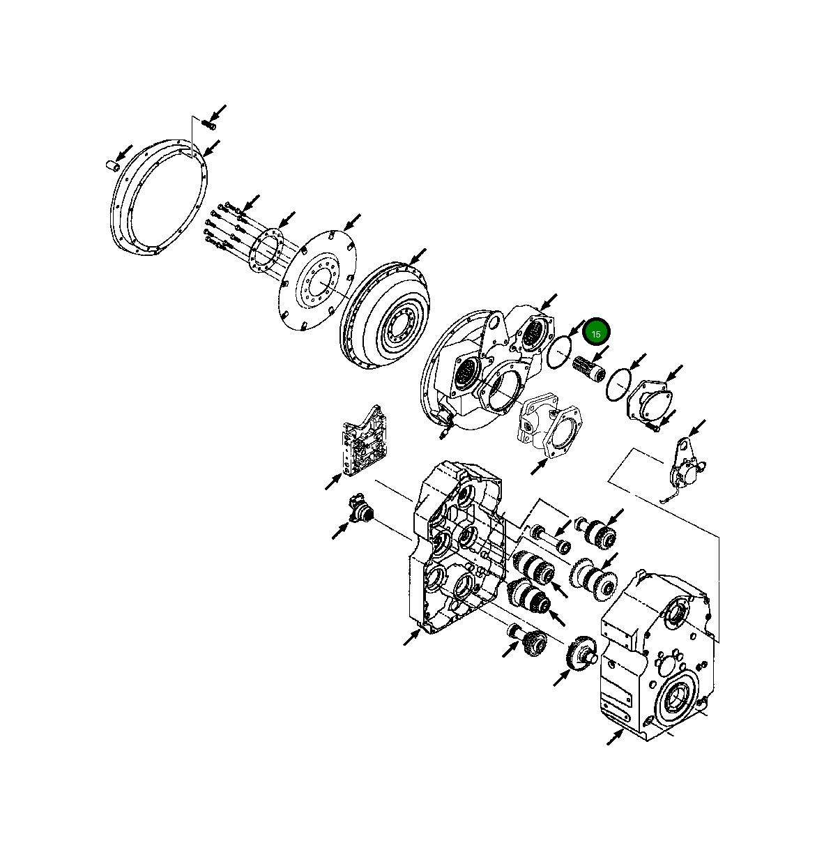 Кольцо уплотнительное (O-Ring) 25 465 R1 Komatsu