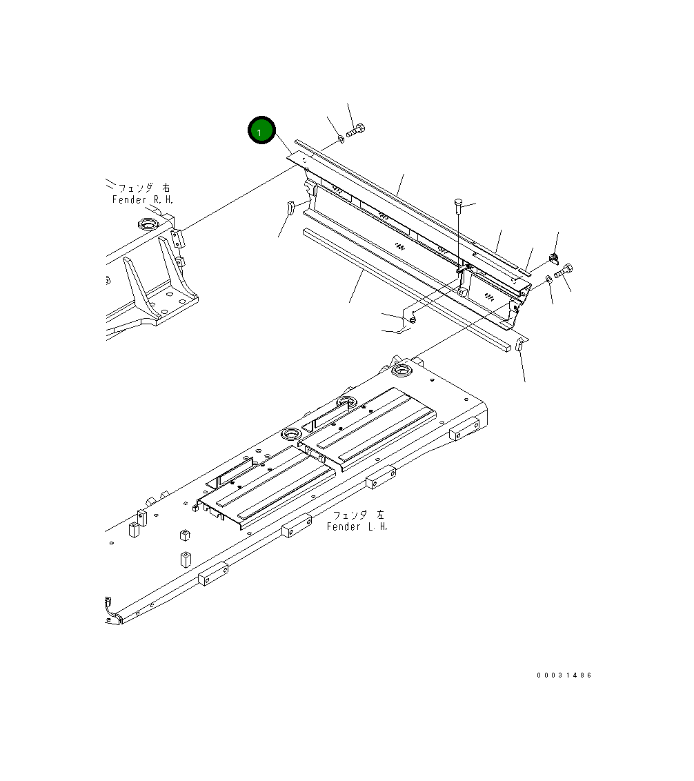 Крышка 154-54-77530 Komatsu